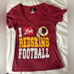 “I love Redskins Football” NFL Team Apparel T-Shirt